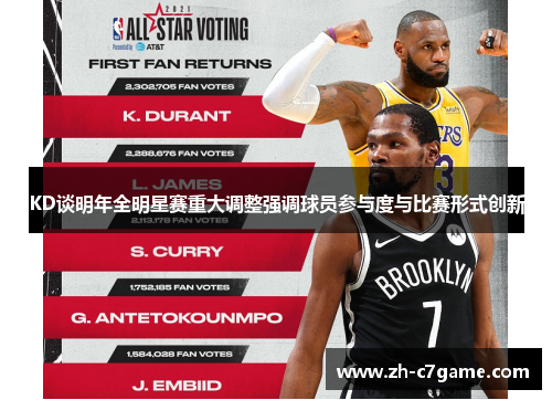 KD谈明年全明星赛重大调整强调球员参与度与比赛形式创新