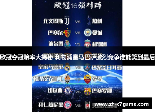 欧冠夺冠赔率大揭秘 利物浦皇马巴萨激烈竞争谁能笑到最后