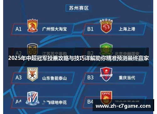 2025年中超冠军投票攻略与技巧详解助你精准预测最终赢家 2025年中超冠军投票攻略与技巧详解助你精准预测最终赢家