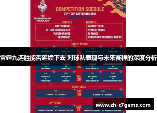 雷霆九连胜能否延续下去 对球队表现与未来赛程的深度分析 雷霆九连胜能否延续下去 对球队表现与未来赛程的深度分析